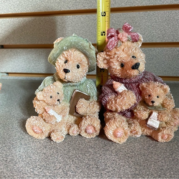 The Homemakers Idea Co. Adorable bears Momma Poppa bear and cubs - Picture 3 of 8